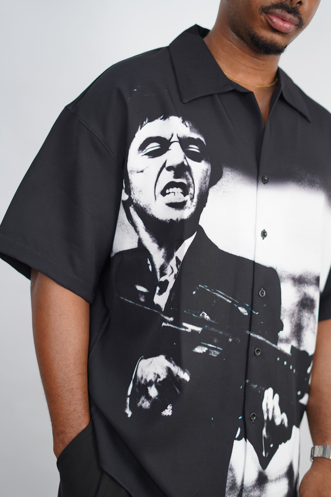 2morrow Faded Tony Montana Revere Shirt