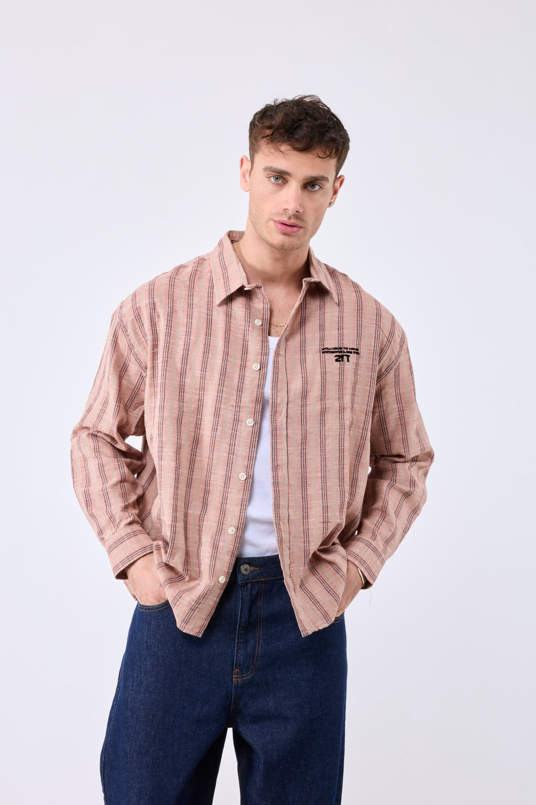 2512 Have Me Backprint Longsleeve Shirt in Orange