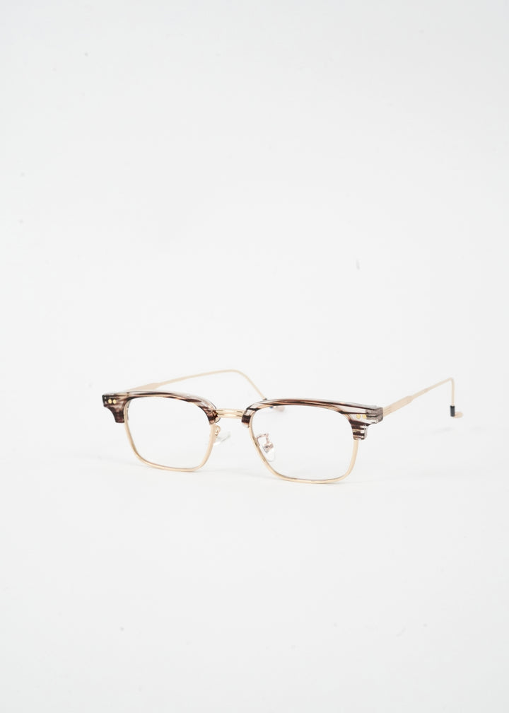 Geometric Vintage Square Glasses