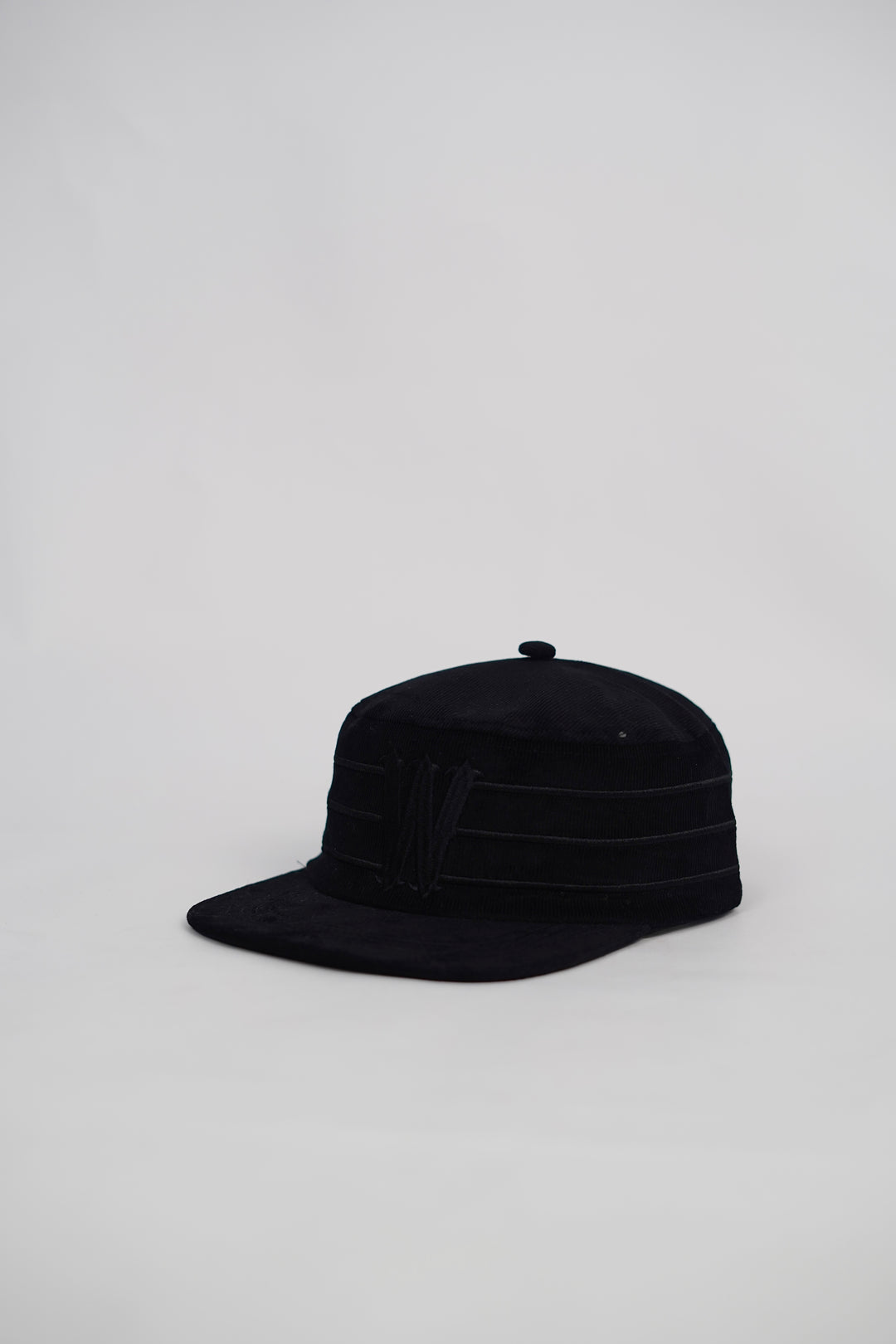 Fashionable W Letter Embroidery Corduroy Cap