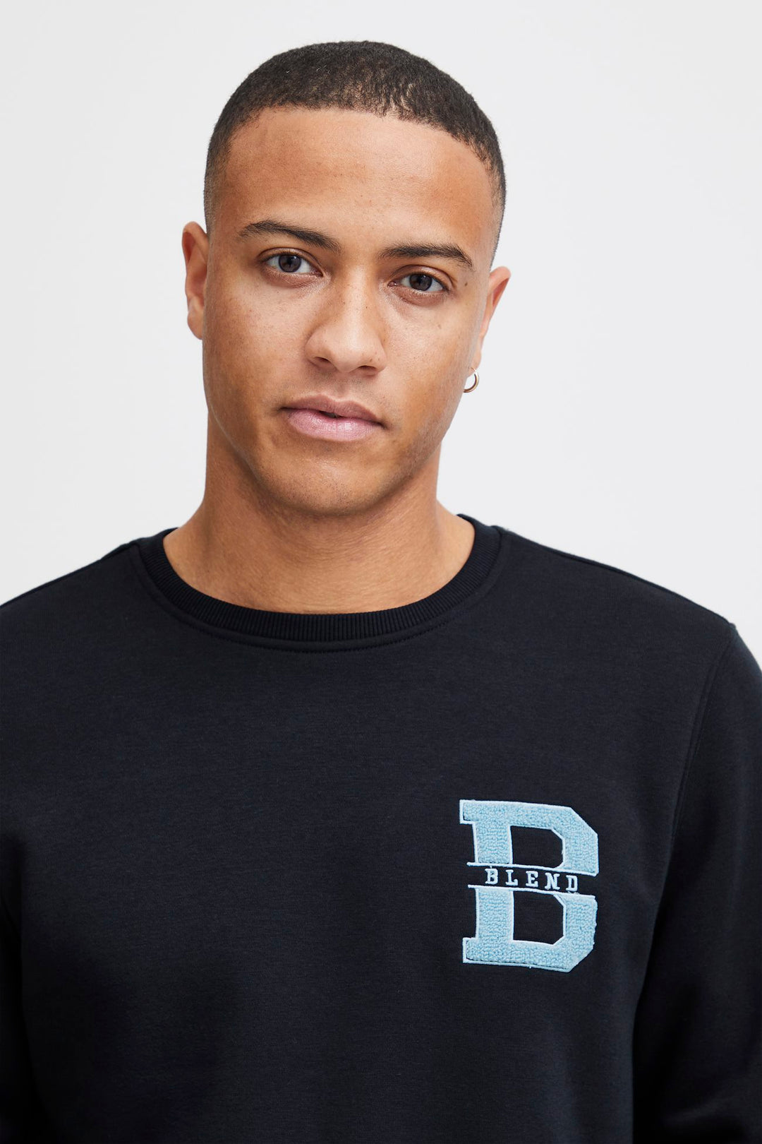 Blend Sweatshirt with patch logo