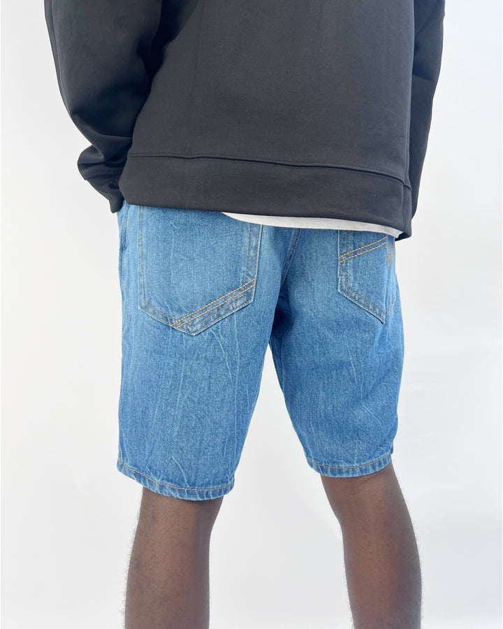 Tom Tailor Denim Shorts in Mid stone blue