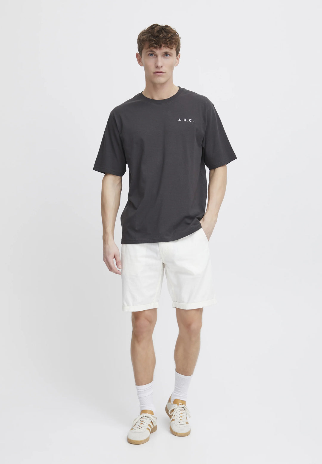 Solid Elam shirt in raven