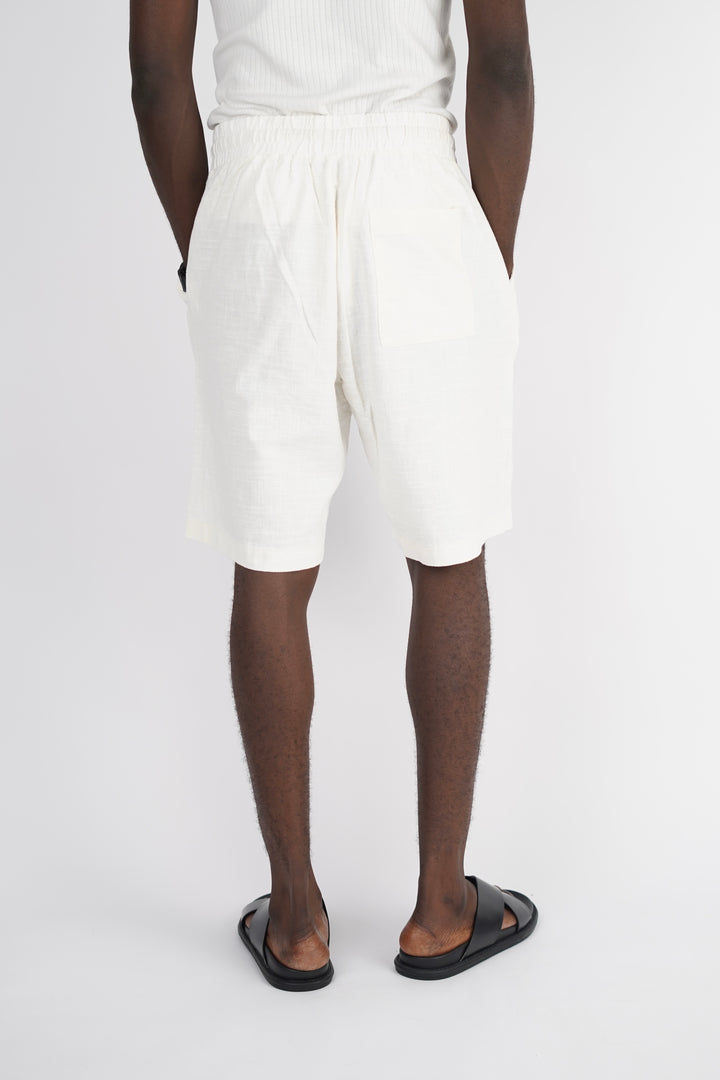 Vamos Linen Shorts in White