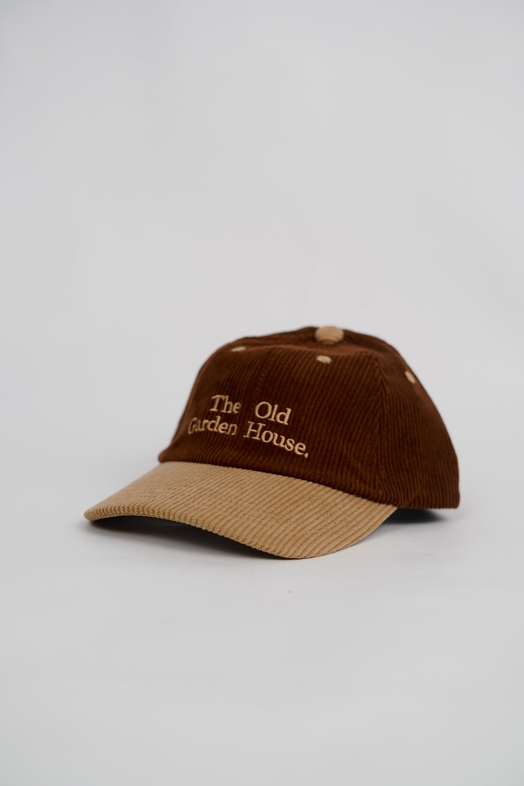 Garden House Corduroy Adjustable Cap in Gold