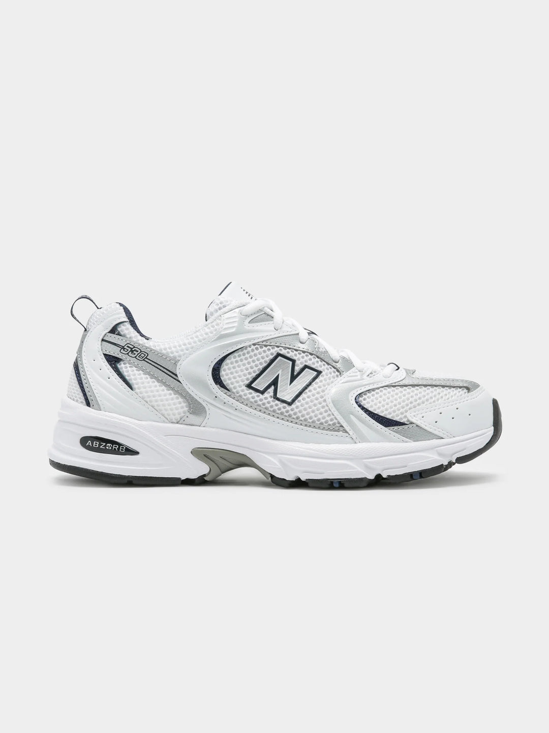 New Balance Unisex 530 Trainers in White & Black