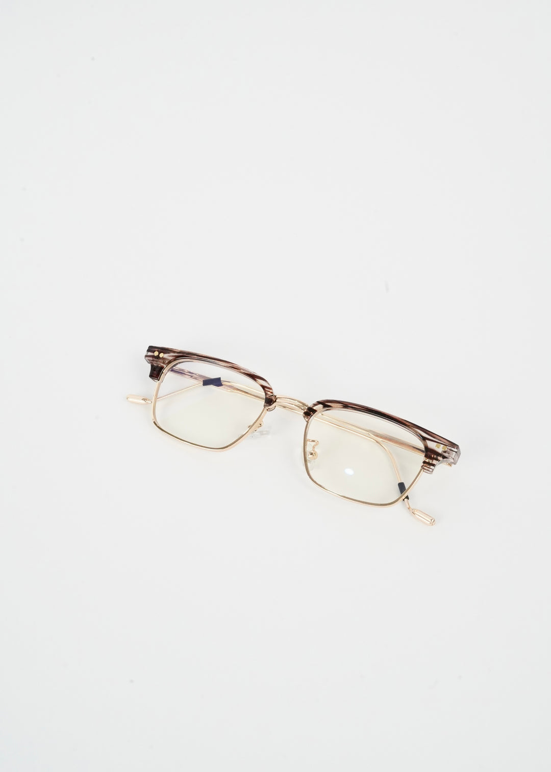 Geometric Vintage Square Glasses