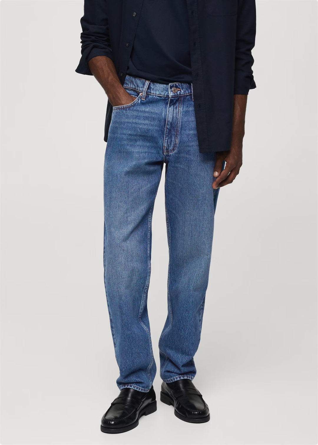 Zara denimwear jeans in dark blue