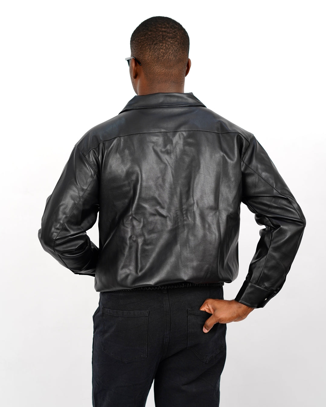 Leather jacket in Black