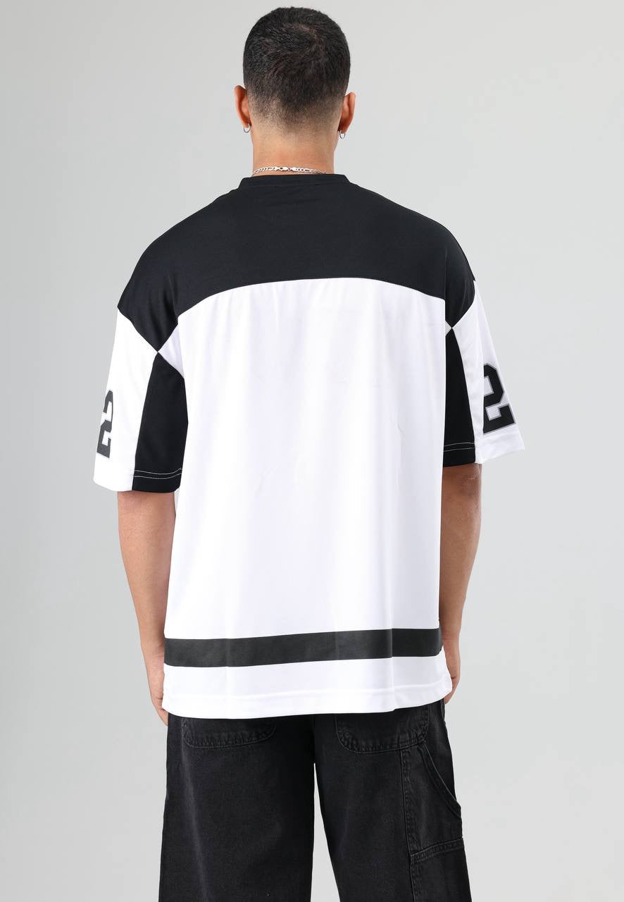 Essence of Life Mesh Jersey in White