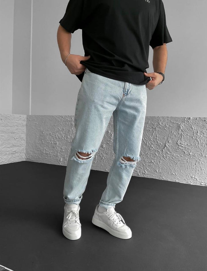 Difransel bana ripped jeans in blue