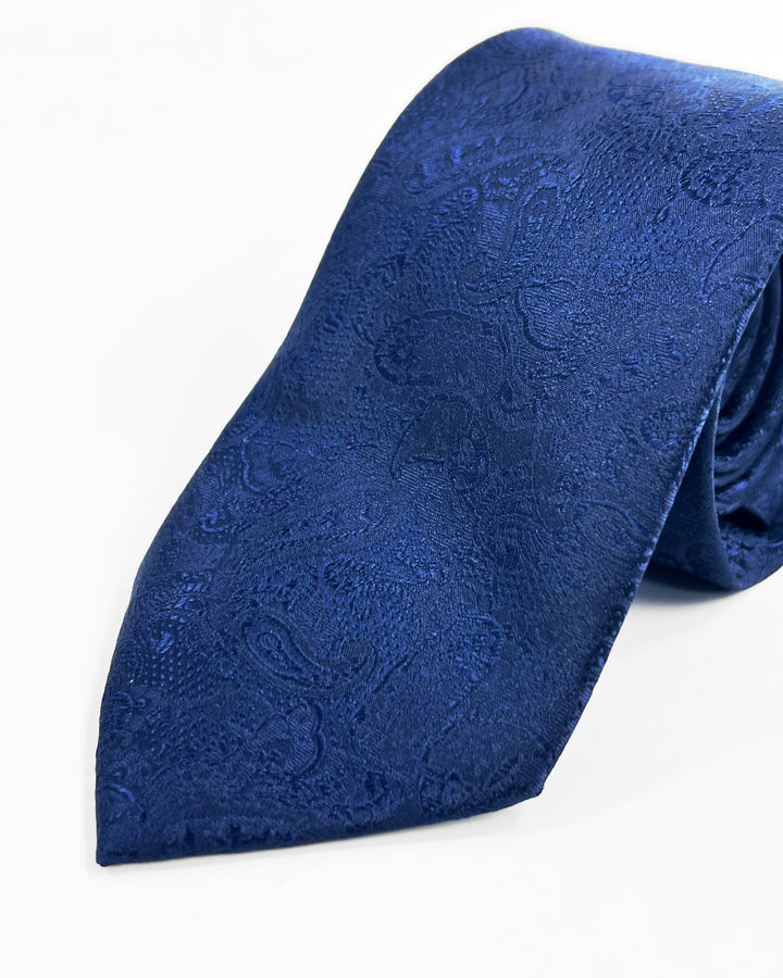 Paisley Premium Tie in Navy