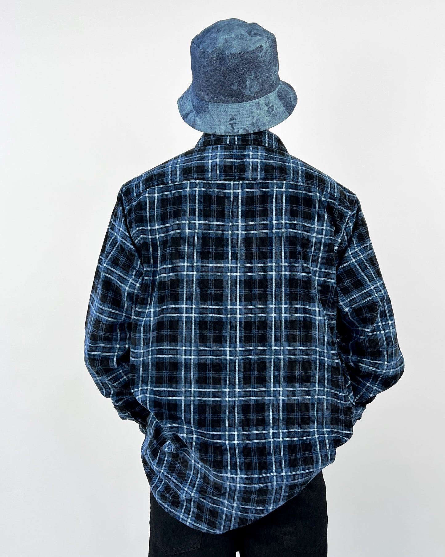 Solid Hunter Flannel shirt in blue – Garmisland