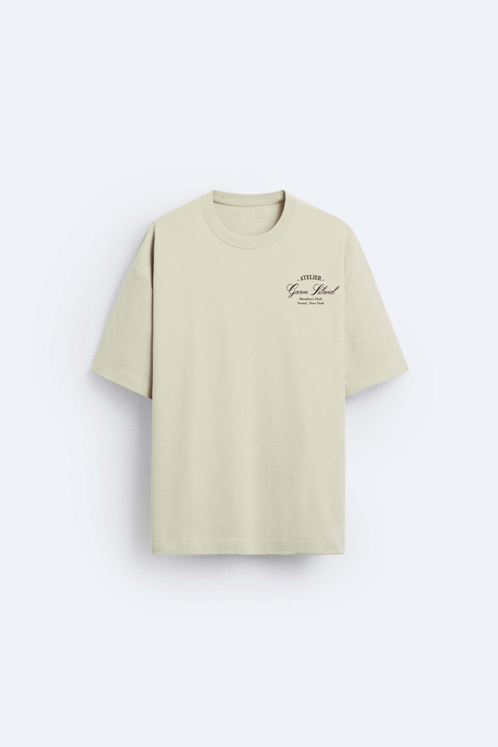 Garm Island Dream Club T-shirt in ecru