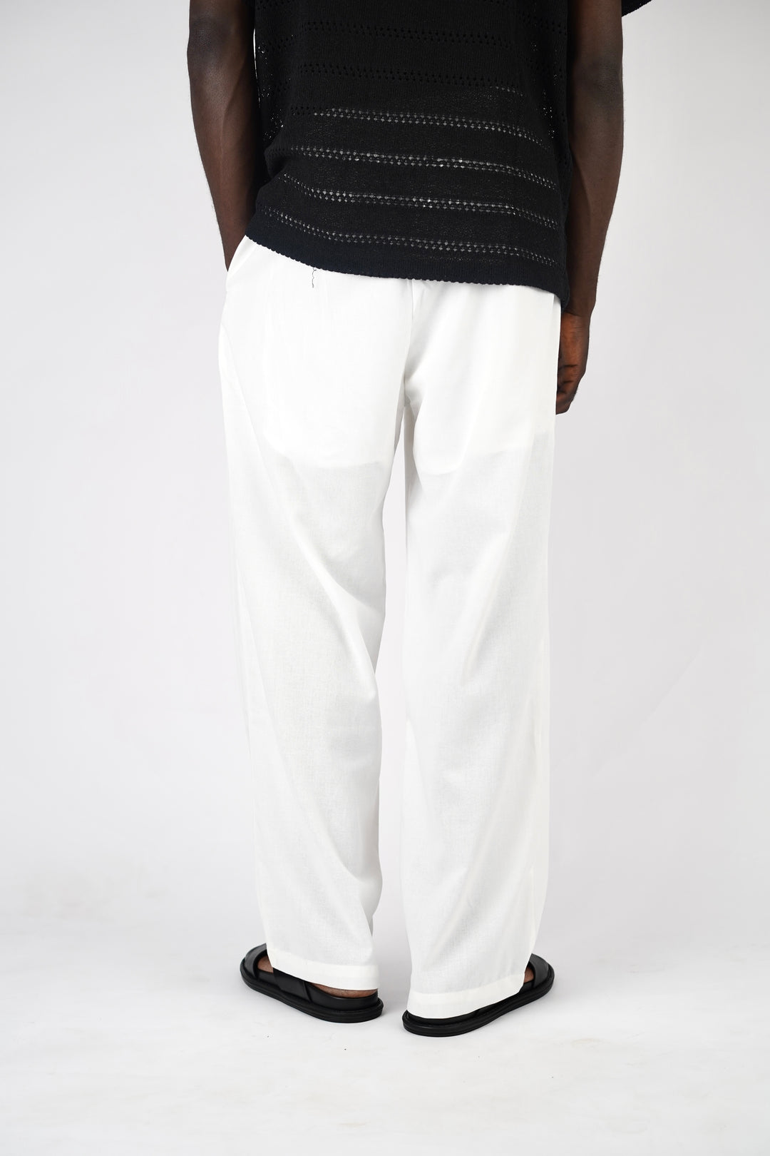 Garm Island Linen Hemp Pants in White