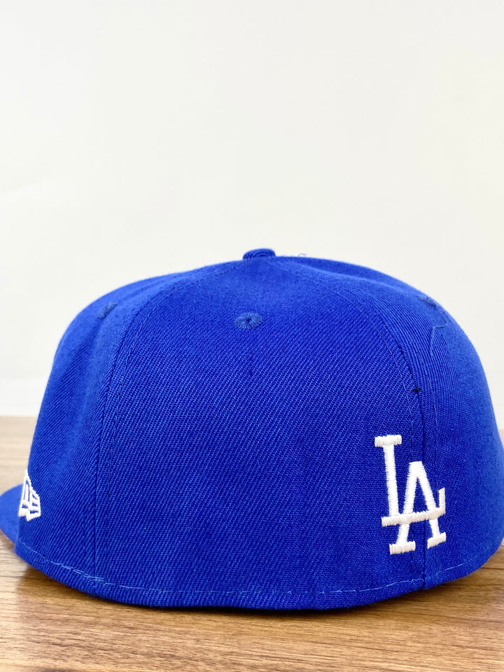 Los Angeles Dodgers Rings & Flowers Fitted Snapback in royal blue