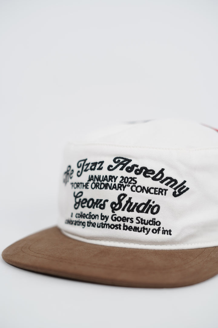 Korean Retro Baseball Cap in Coffee