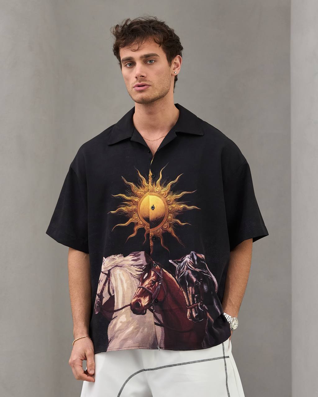 2morrow Celestial Trinity shirt in black