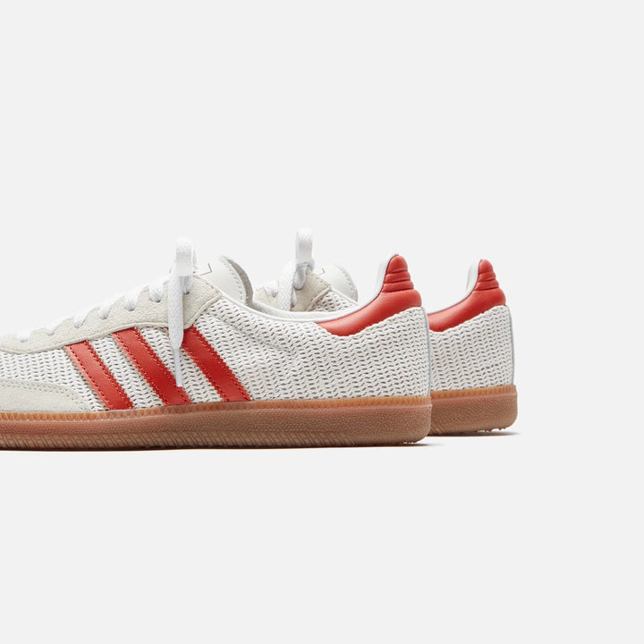 Adidas OG Woven Crystal Samba Trainers in White