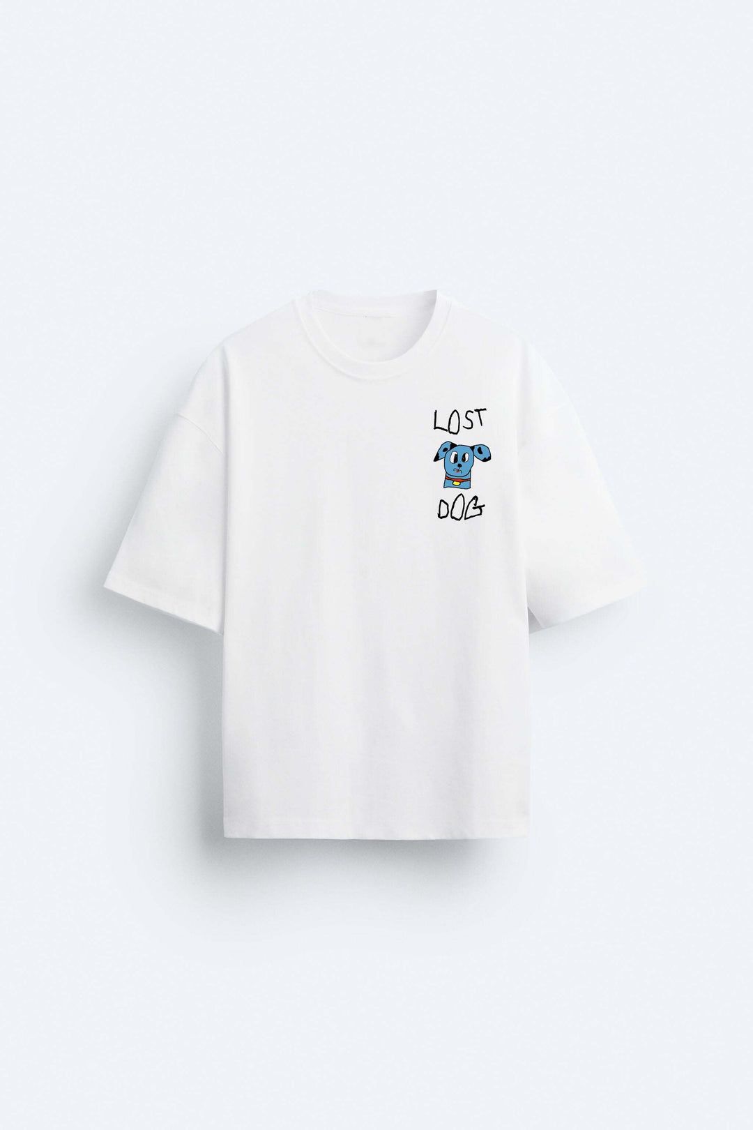 Garm Island Lost Dog T-shirt in white