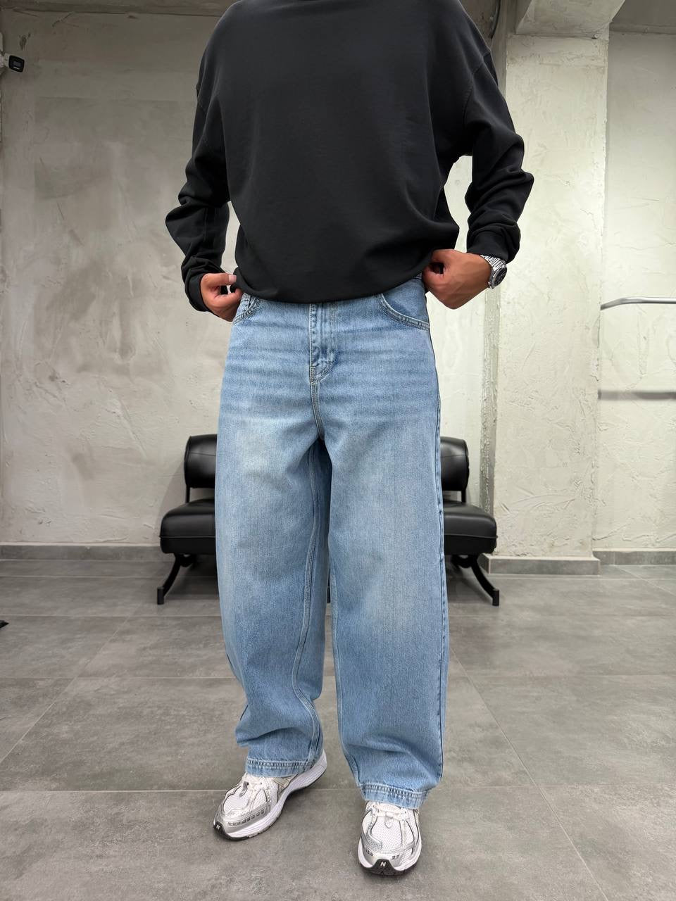 Difransel baggy jeans in blue