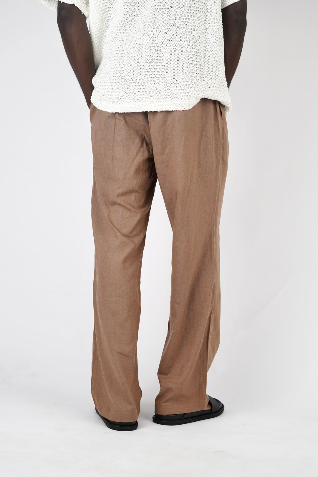 Garm Island Linen Hemp Pants in Brown