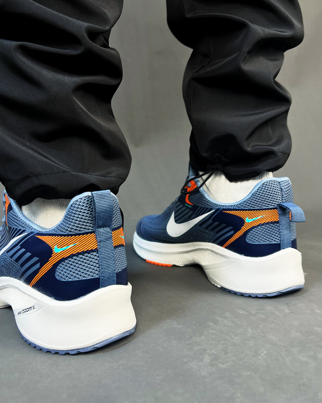 Nike Air Zoom Trainers in Blue/Orange