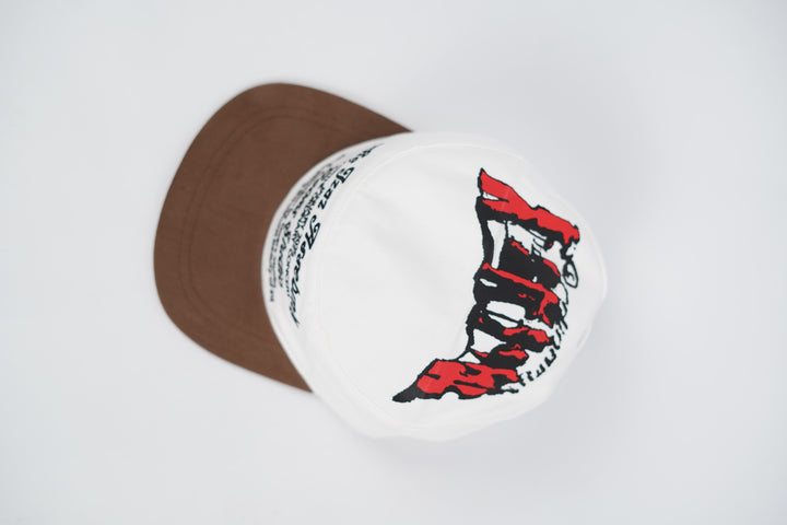 Korean Retro Baseball Cap in Coffee