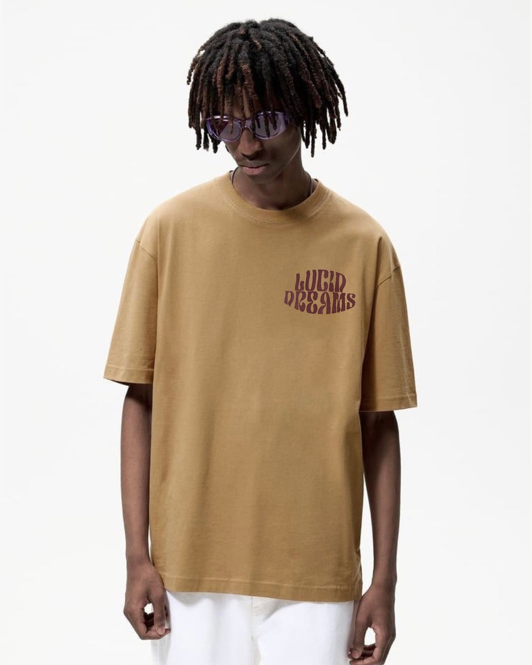 Garm Island Lucid Dreams Backprint T-shirt in brown