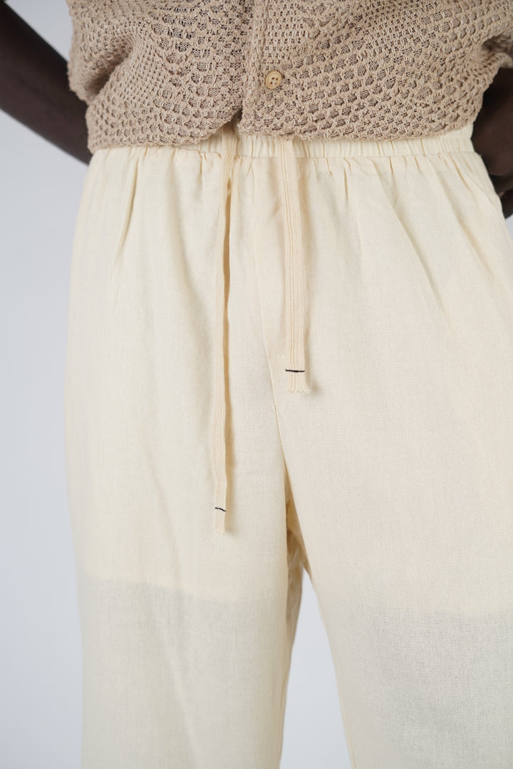 Garm Island Linen Hemp Pants in Beige