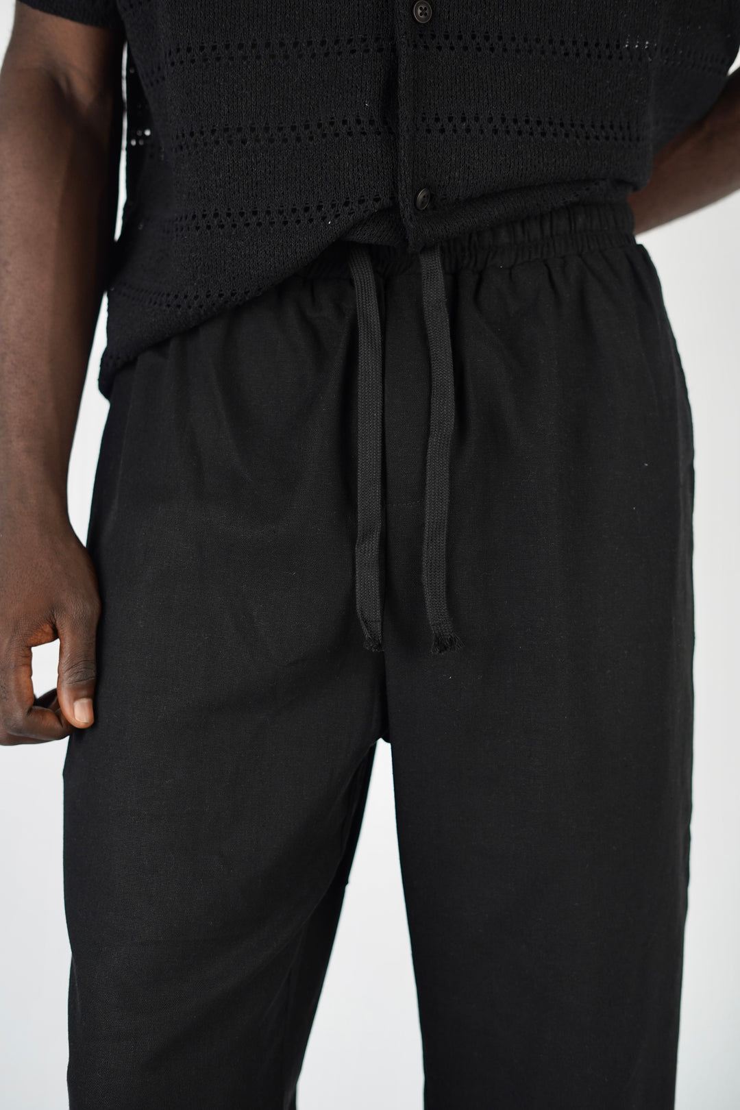 Garm Island Linen Hemp Pants in Black