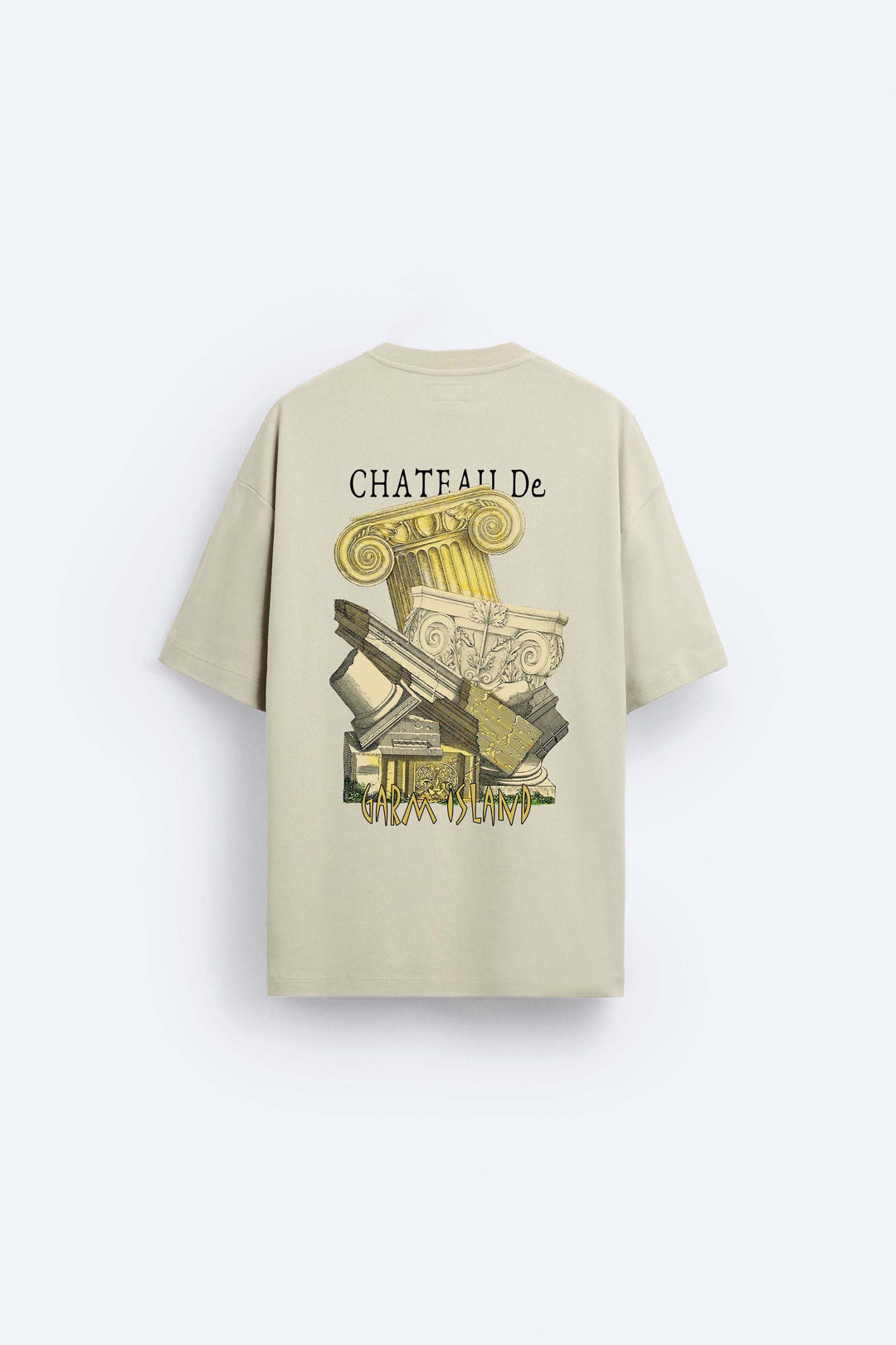 Garm Island Chateau de Garm T-shirt in beige