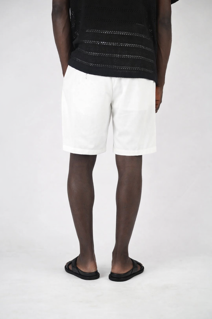 Garm Island Linen Hemp Short in White