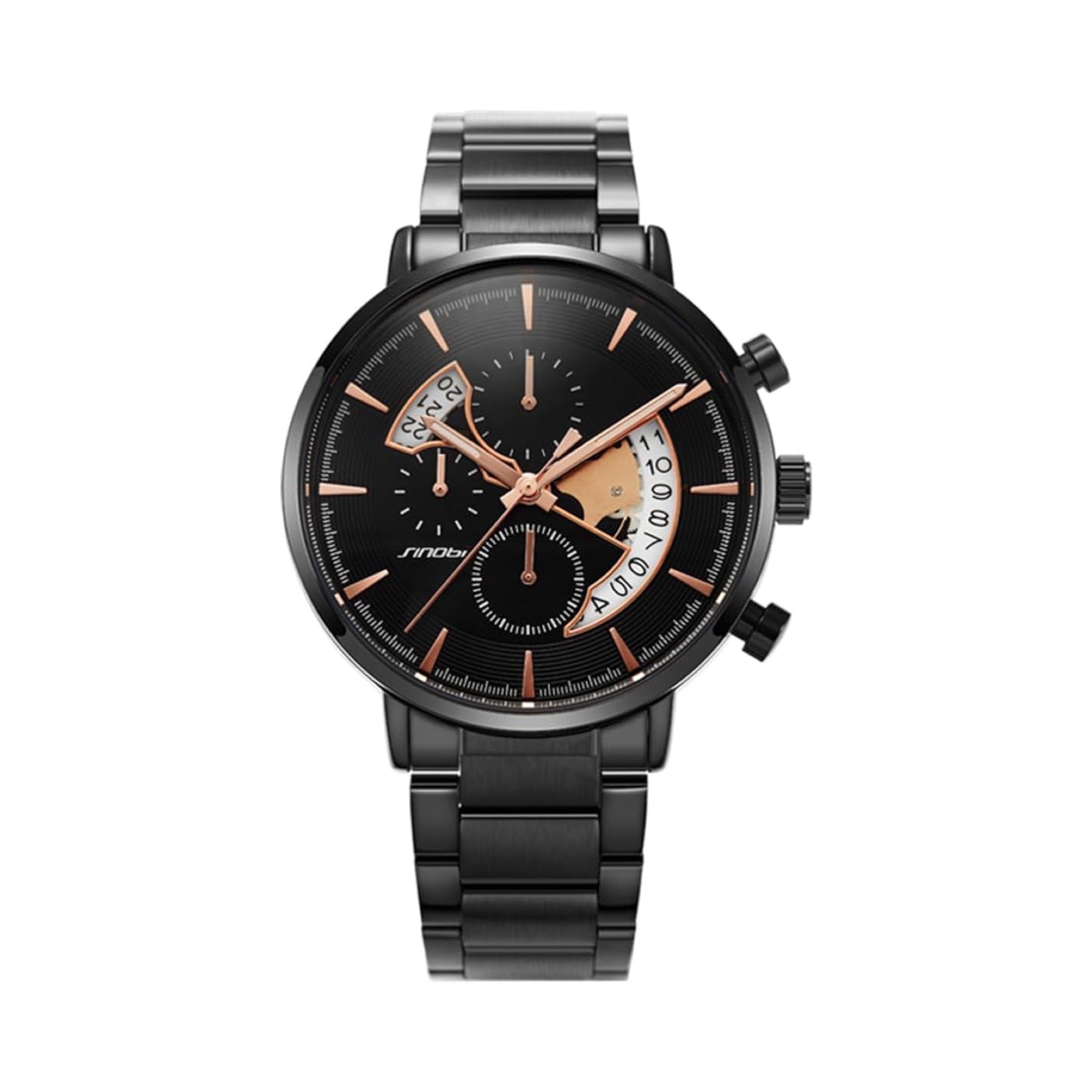 Sinobi Minimalist Hollow-out Wrist Watch in black – Garmisland