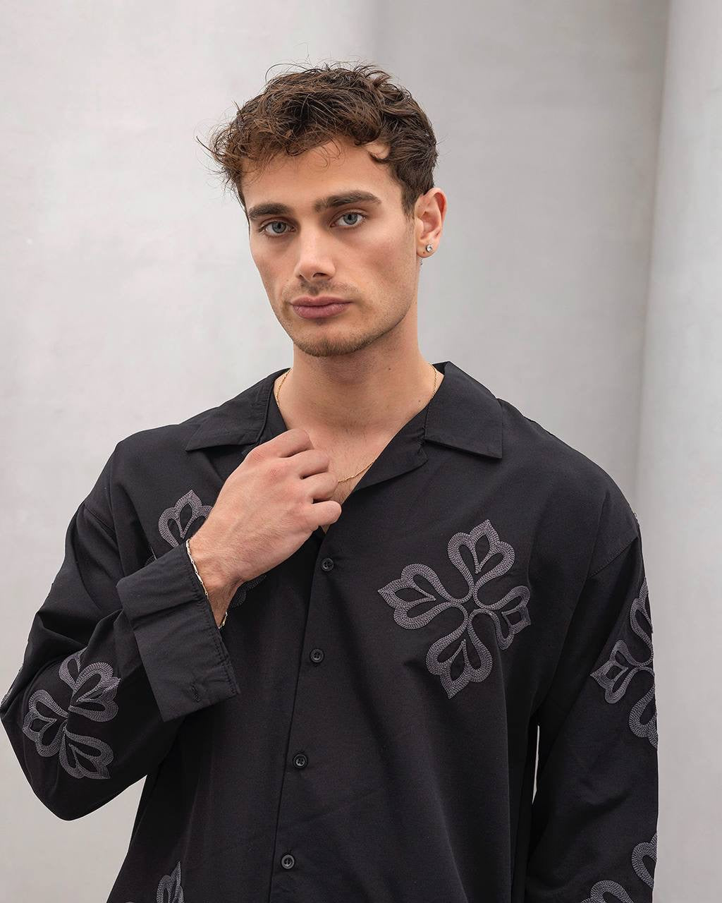 2morrow Mosaic Shirt in Black