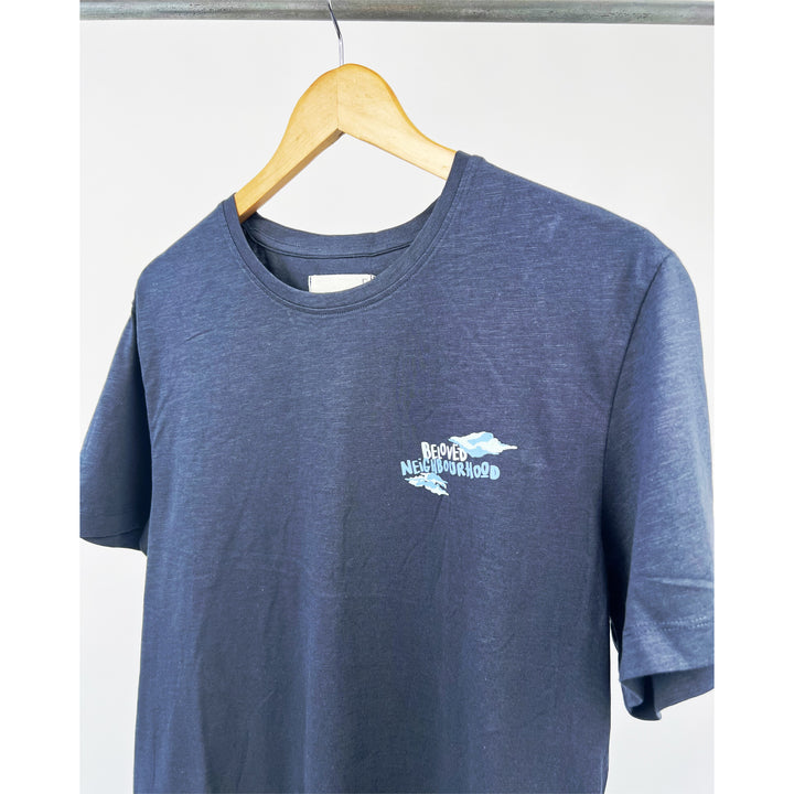Reserved Neighborhood T-shirt in blue