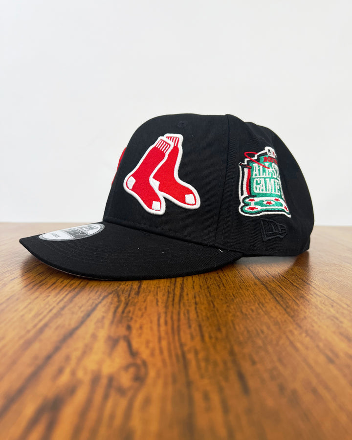Boston Red Sox two patch 9fifty Adjustable Snapback in black
