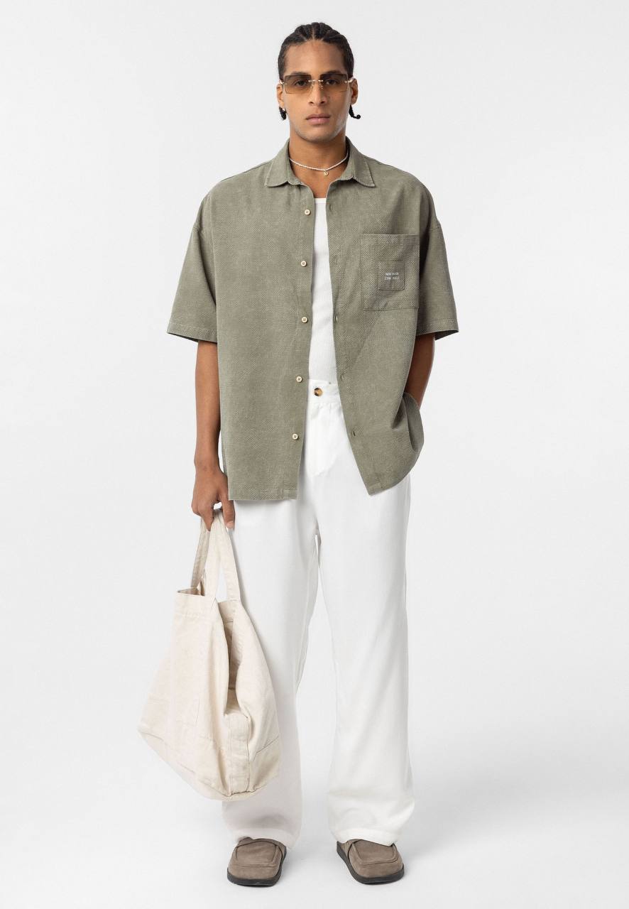 Vamos New Haven shirt in Khaki