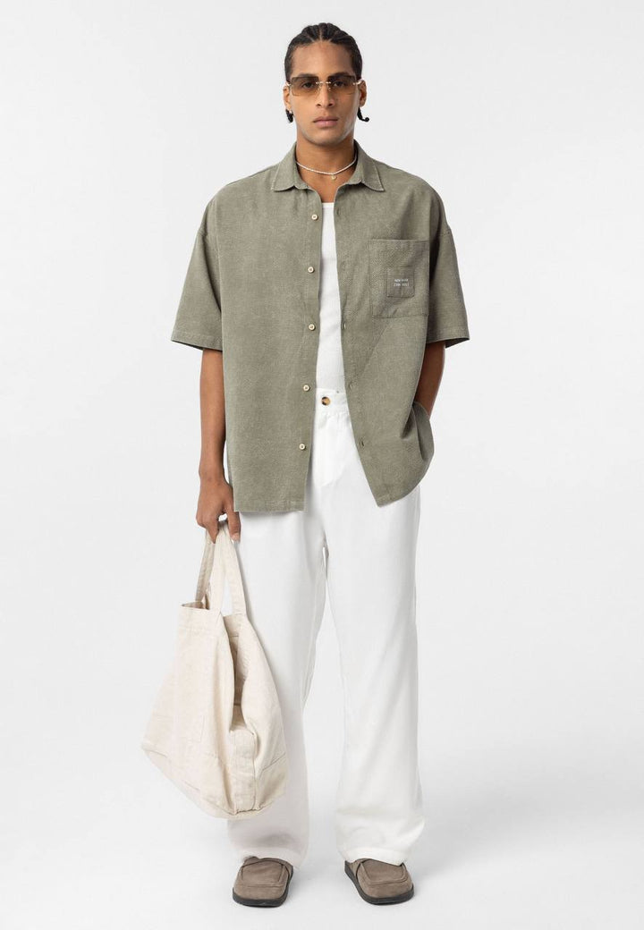 Vamos New Haven shirt in Khaki