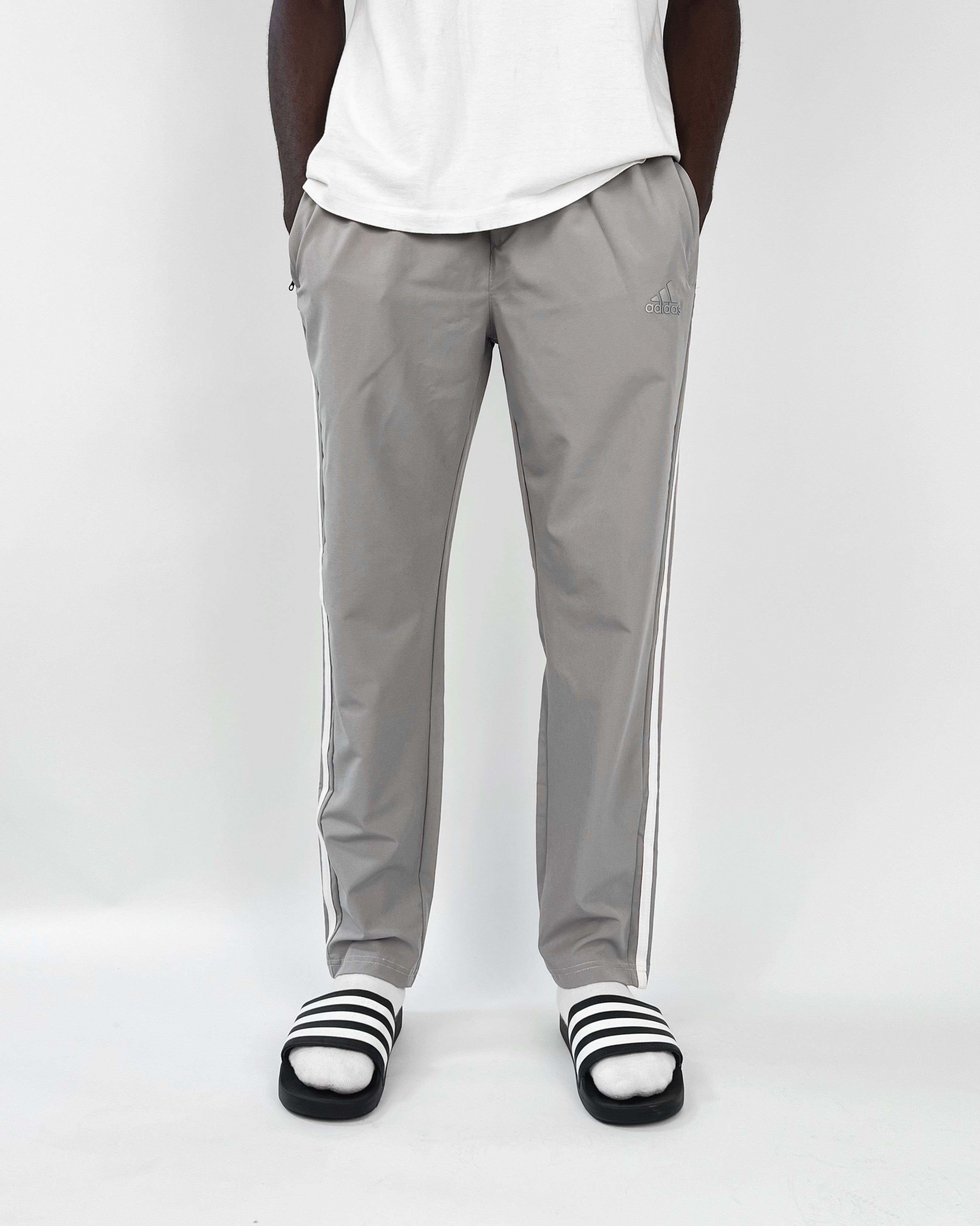 adidas dark grey track pants