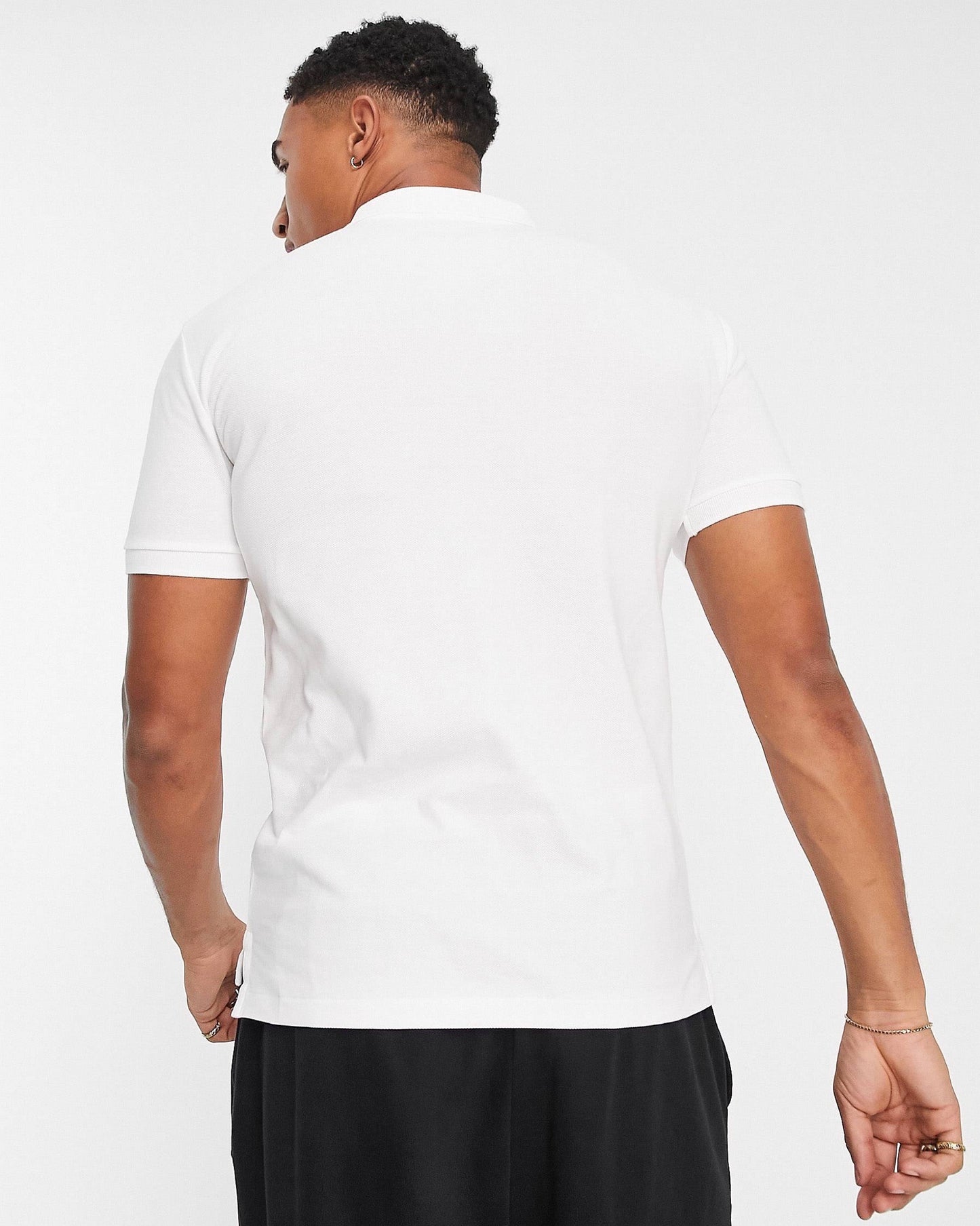 Ralph Lauren white and black slim fit polo shirt – Garmisland