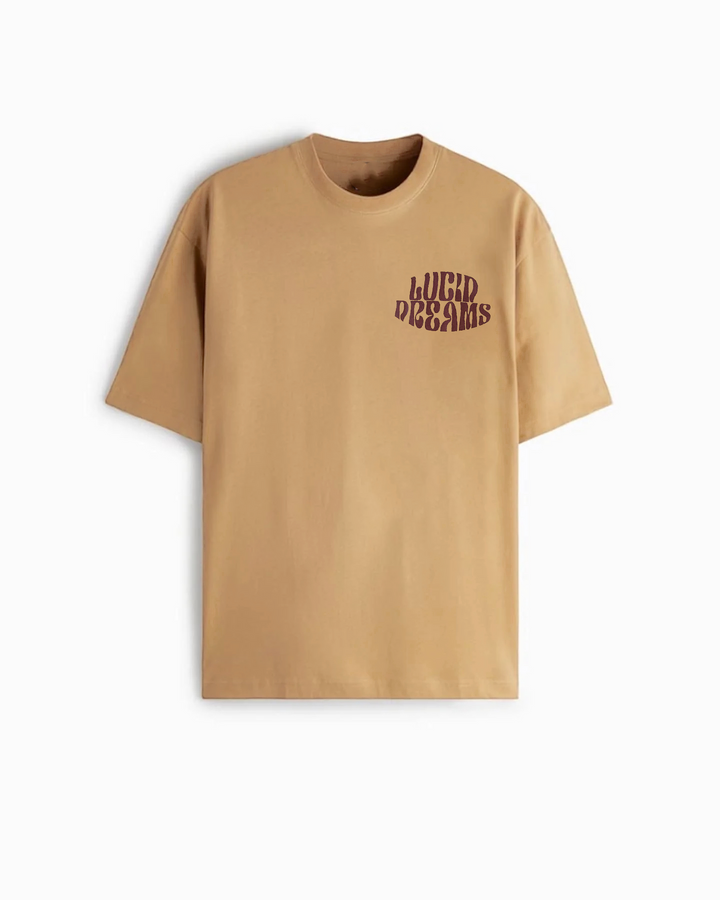 Garm Island Lucid Dreams Backprint T-shirt in brown