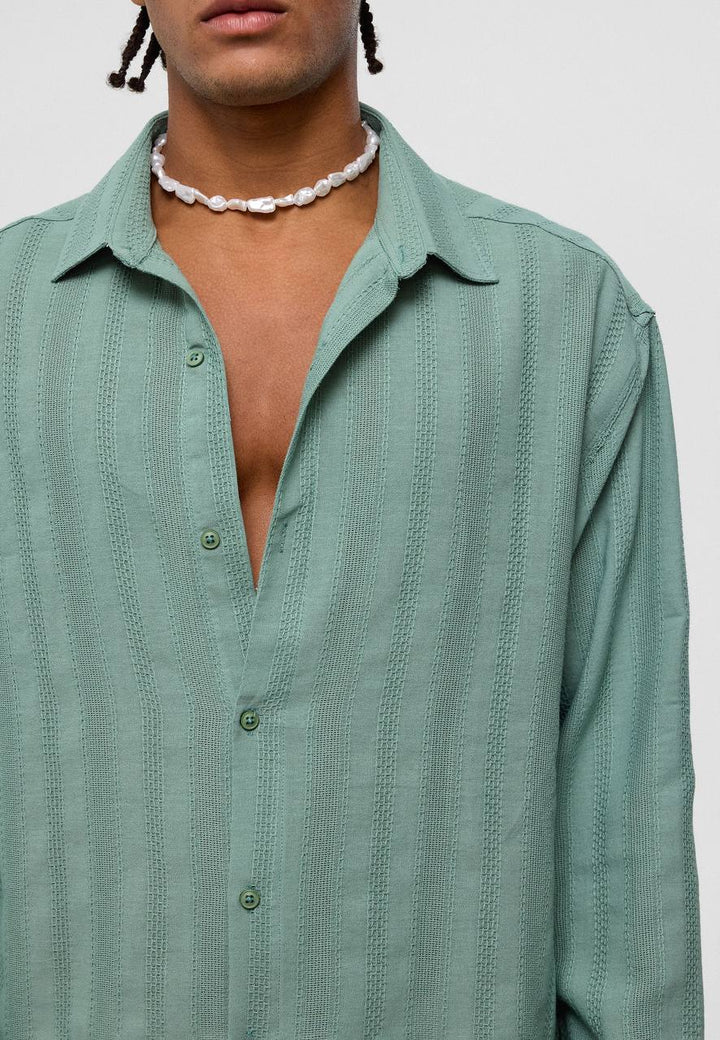 Essence of Life Cheesecloth Shirt in Sage