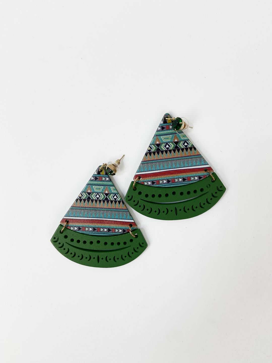 Patrick’s faux earrings