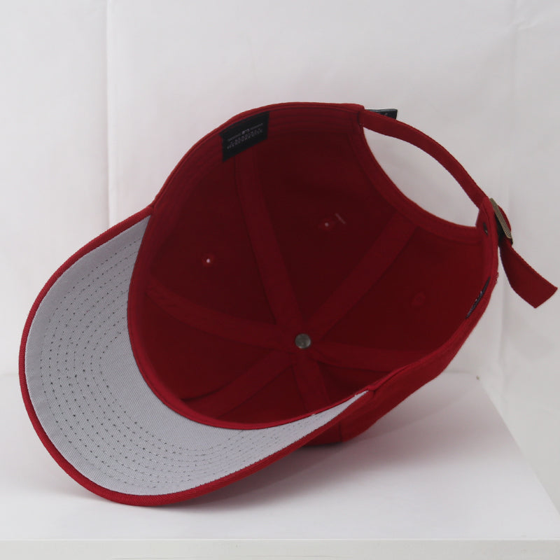 LA adjustable big logo baseball cap in red