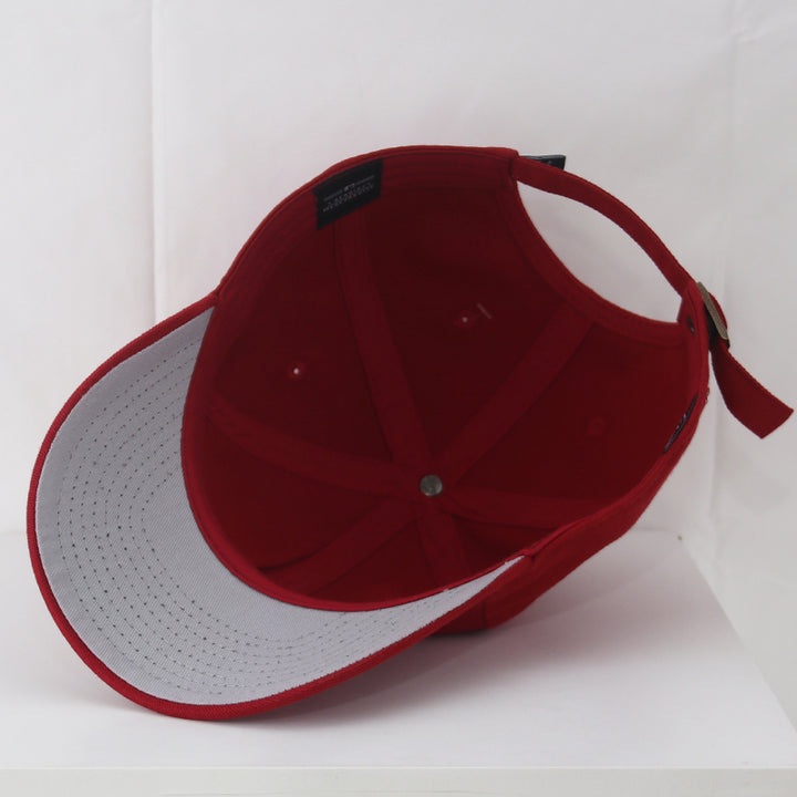 LA adjustable big logo baseball cap in red