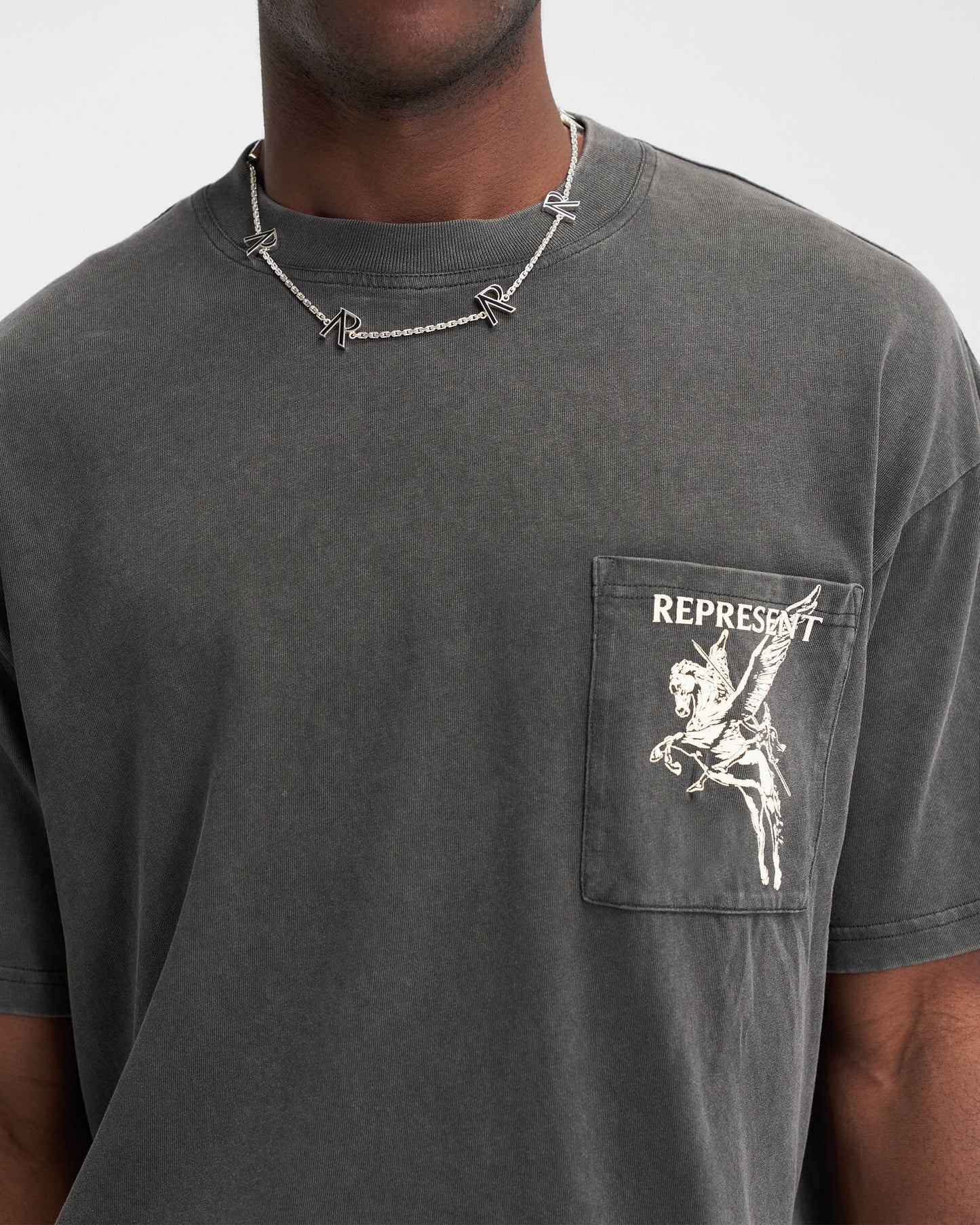 REPRESENT MASCOT TSHIRT IN CHARCOAL Garmisland