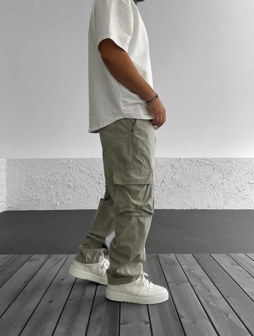 Difransel Banan Cargo Pants in khaki