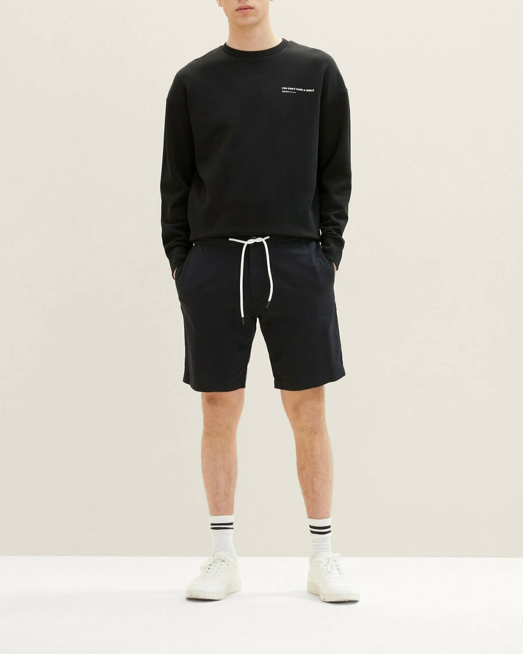 TOM TAILOR Linen Bermuda Shorts