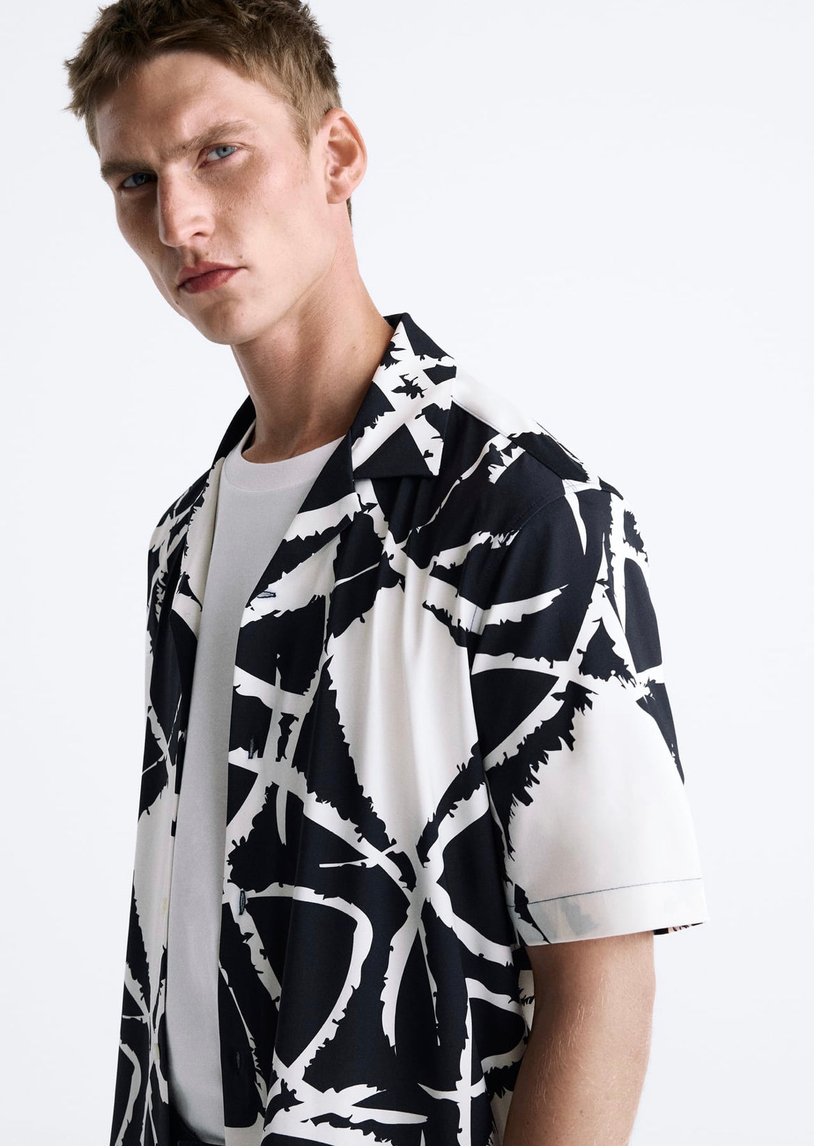 ZARA GEOMETRIC PRINT SHIRT – Garmisland